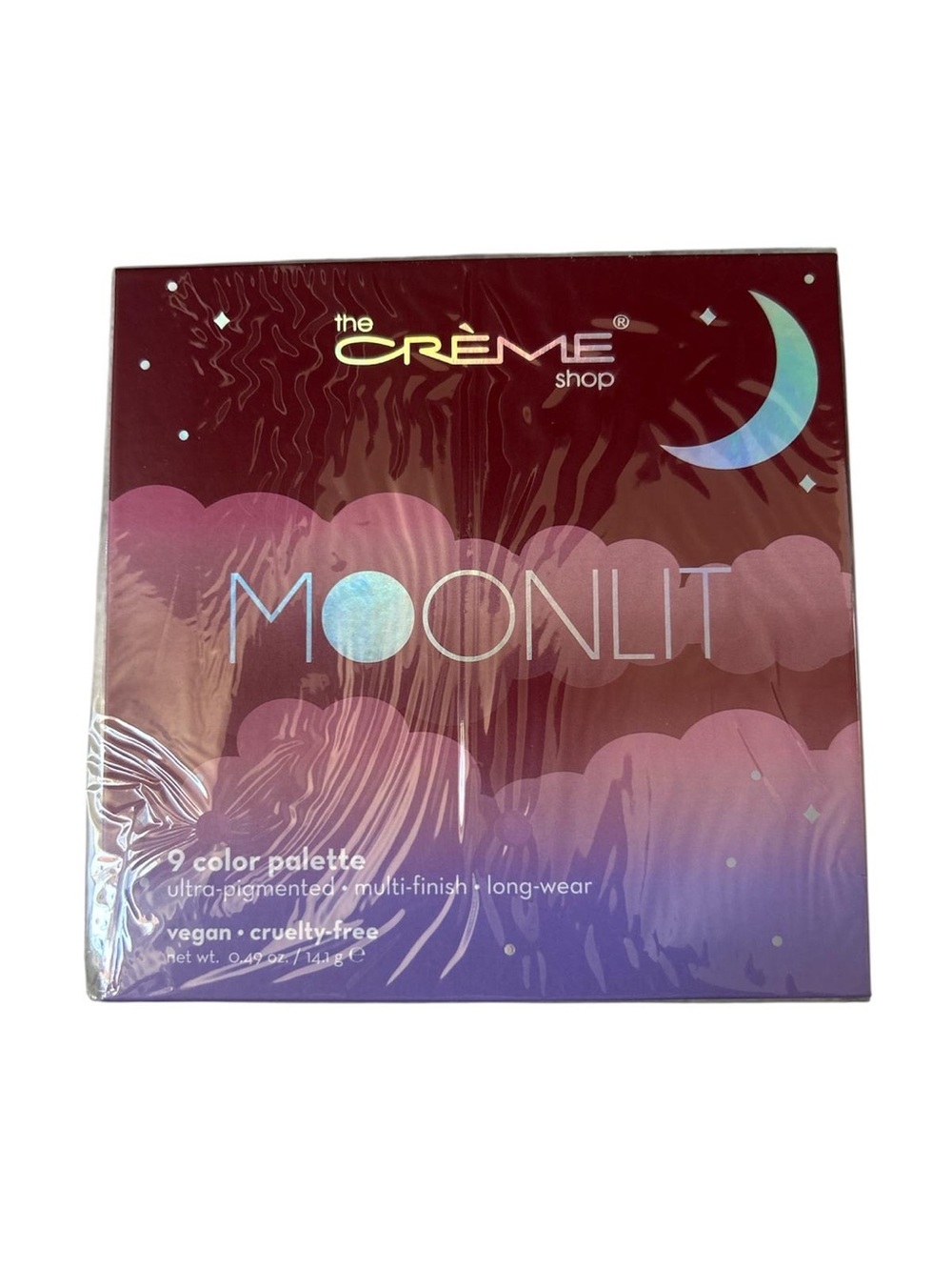 The Crème Shop Moonlit 9-Color Eyeshadow Palette - Pink & Purple Tones